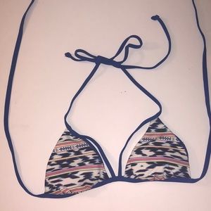 PINK bathing suit Reversible Bikini top